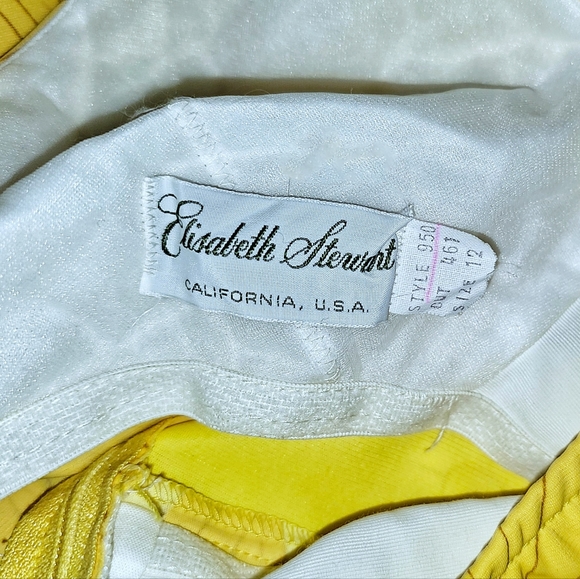 Vintage Elizabeth Stewart Halter Maxi Dress - Picture 5 of 5